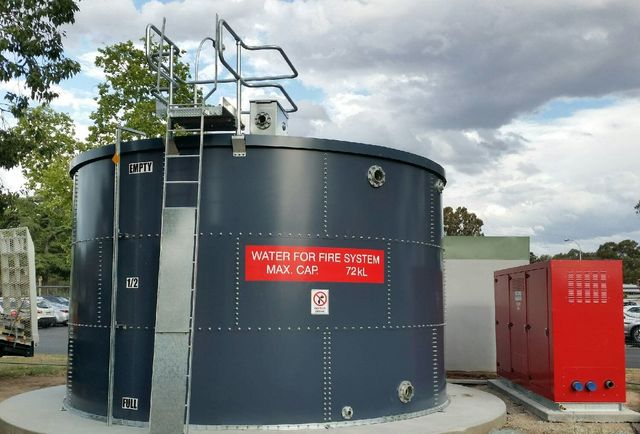 Commercial water storage